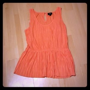 Peach/ coral dressy tank top